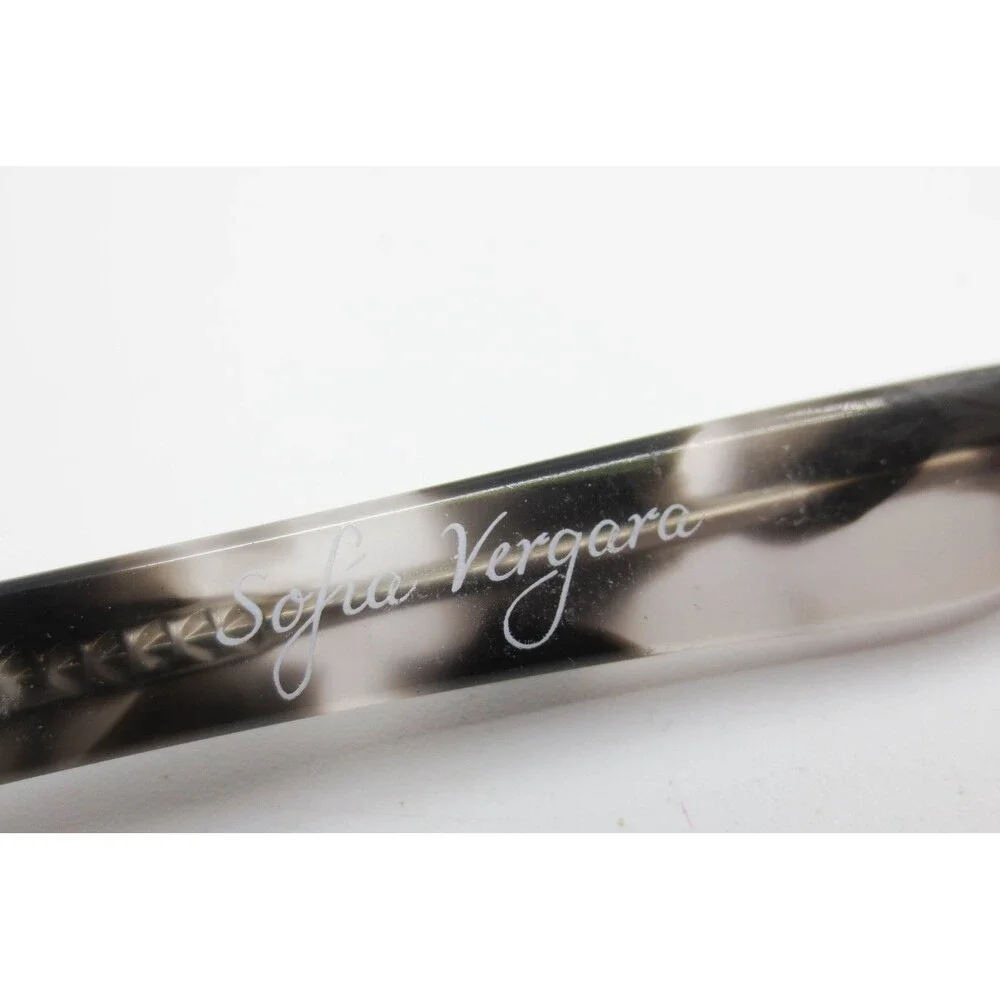 Sofia Vergara Catalina Teal Gray Tortoise Rectangular Eyeglasses Frames